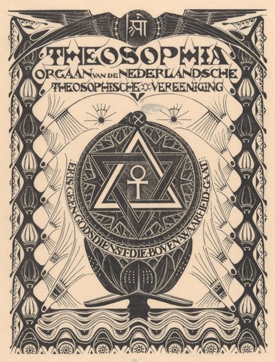 Kapak dergisi Theosophia by Mathieu Lauweriks