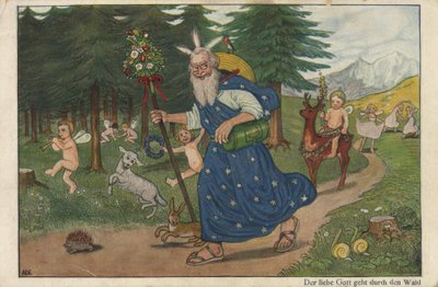 Tanrı ormanda yürüyor by Mathilde Ade