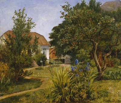 Ev ile yaz bahçesi by Mathilde Dietrichson