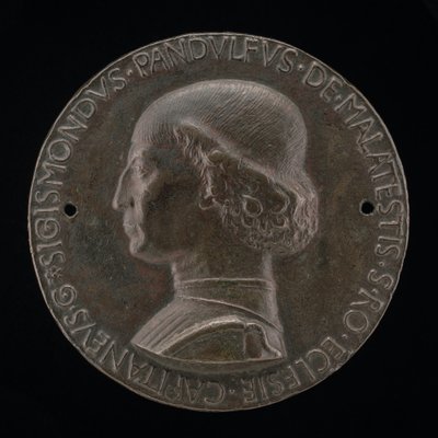 Sigismondo Pandolfo Malatesta, 1417-1468, Rimini ve Fano Lordu [ön yüz], 1446. by Matteo di Andrea de Pasti