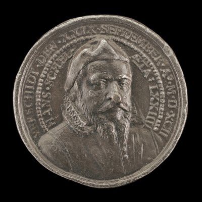 Hans Schel, 1518-1592, Nurembergli Patrician [ön yüz], 1592. by Matthäus Carl