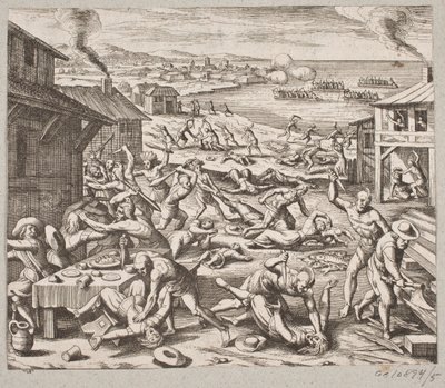 Böylece bu barış da aldatma yüzünden bozuldu. by Matthäus Merian d.Æ.