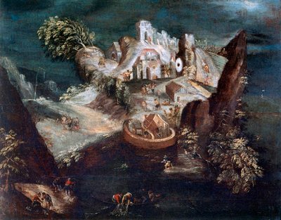 Antropomorfik Manzara, c1613-1650 by Matthaus Merian