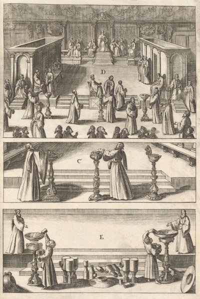 "İtalya Topografyası" ndan levha, 1688 by Matthaus Merian