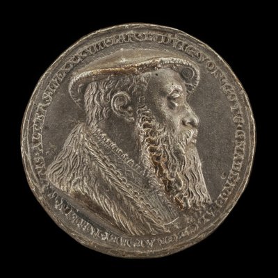 Ludwig X, 1495-1545, Bavyera Dükü 1514 [ön yüz], 1535. by Matthes Gebel