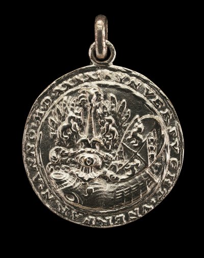 Shield, Cuirass, Casque ve Crest [ters], 1541. by Matthes Gebel