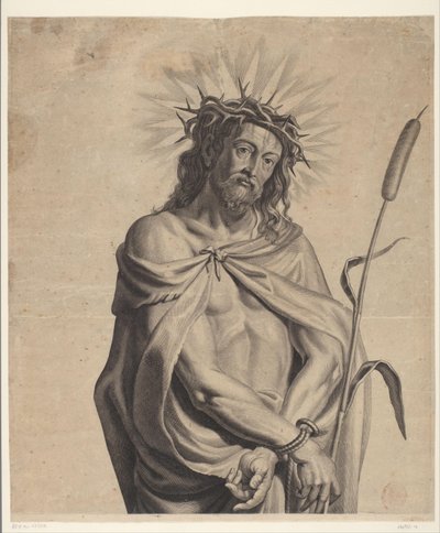 Ecce Homo serisi Ecce Homo, Christ Crucified, Virgin Mary ve John the Evangelist (dizi adı) by Mattheus Borrekens