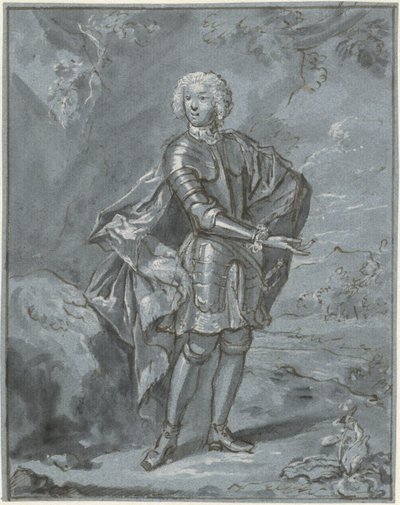 Zırhlı bilinmeyen bir adamın portresi by Mattheus Verheyden