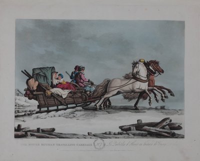 Kış Rus Seyahat Arabası, 1810
