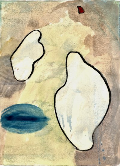 Du Serie Douce Le Matin 3, 2021 (suluboya ve karakalem) by Matthew Hilton