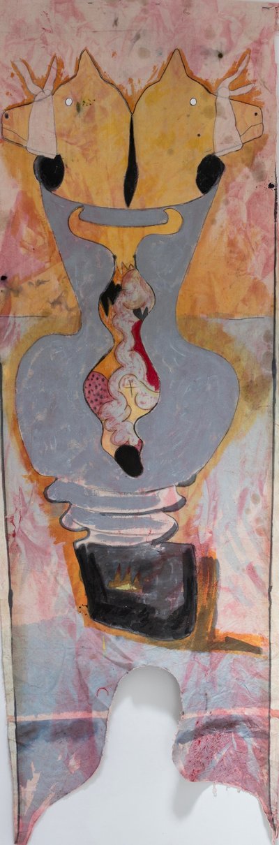 Mariage Pour Tous, 2018 (tuval üzerine karışık) by Matthew Hilton