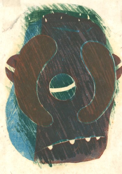Marigoldlar, 2013 (linocut) by Matthew Hilton