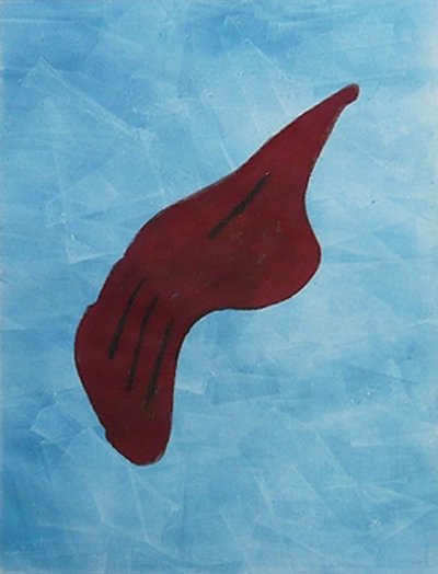 yaprak, 2009 (monotip) by Matthew Hilton