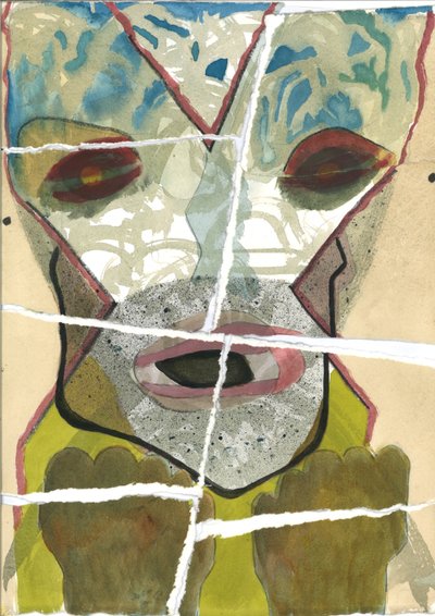 mon beaufre, 2021 (kolaj) by Matthew Hilton