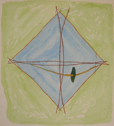 çubuk grafik 6, 2014 (aquarelle boya kalemi) by Matthew Hilton