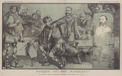 Ziyafette Banquo (renkli taş) by Matthew