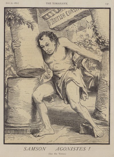 Samson Agonistes (renkli taş) by Matthew
