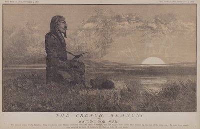 Fransız Memnon veya, Savaşı Beklerken (renkli taş) by Matthew
