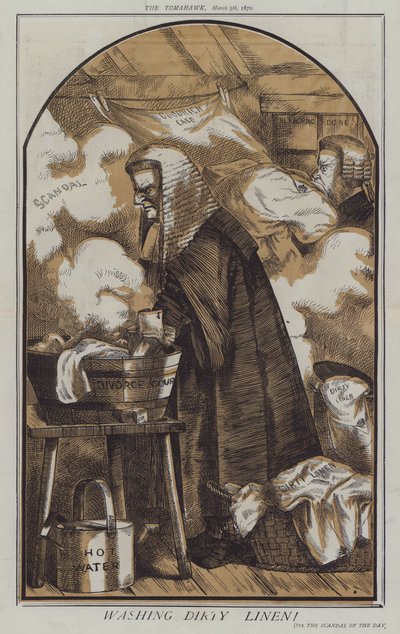 Kirli Keten Yıkama (renkli lito) by Matthew
