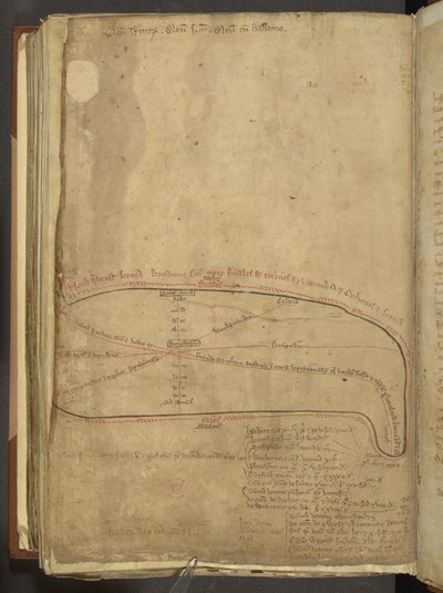 Pamuk MS Nero D 1 f.187v Roma askeri yolları, 