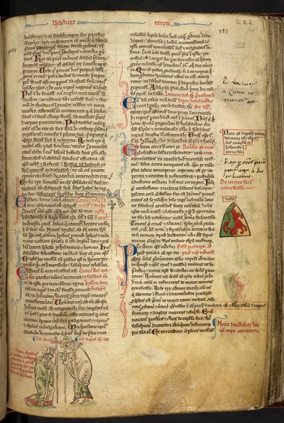 Royal 14 C. VII f.122r Roger Nigel, Londra piskoposu, Abington