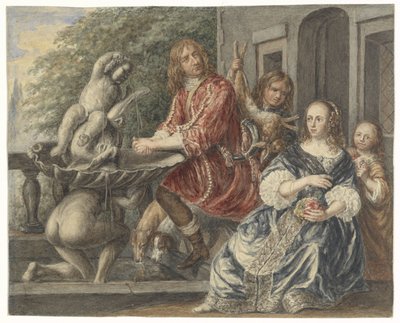 Cornelis de Wit ve ailesi by Matthijs Maris