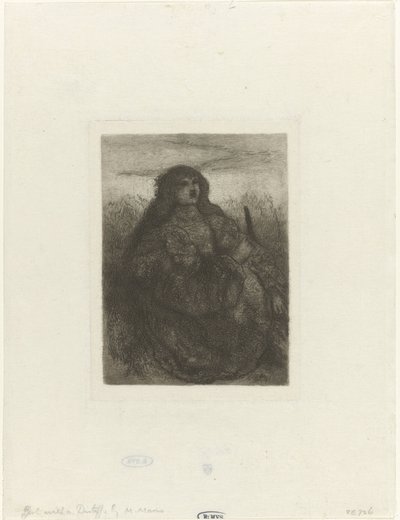 Manzaralı kadın by Matthijs Maris