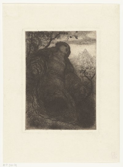 Ağacın Altındaki Kadın Shalott'un Hanımı by Matthijs Maris