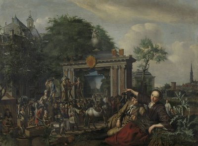 Açık hava tiyatrosu performansı by Matthijs Naiveu