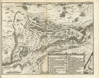Oudenaarden Savaşı, 1708 Bataille Planı, proche d