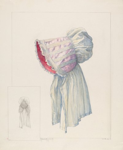 Bebek Bonnet, c. 1937. by Maud M Holme