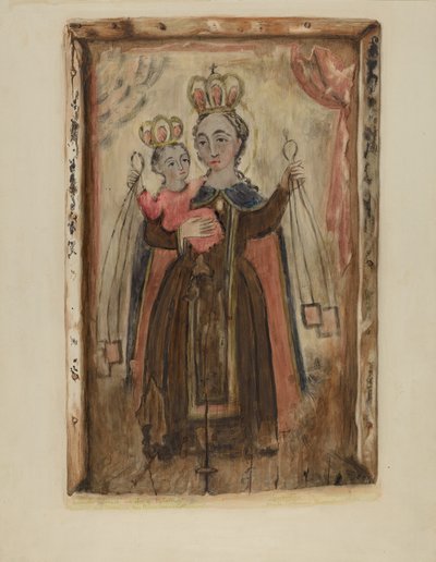 Retablo (Carmel Our Lady of) by Maude Valle