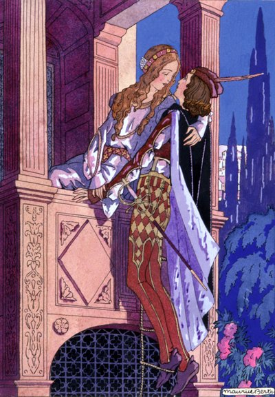 Romeo ve Juliet, 1930 dolayları (resim) by Maurice Berty