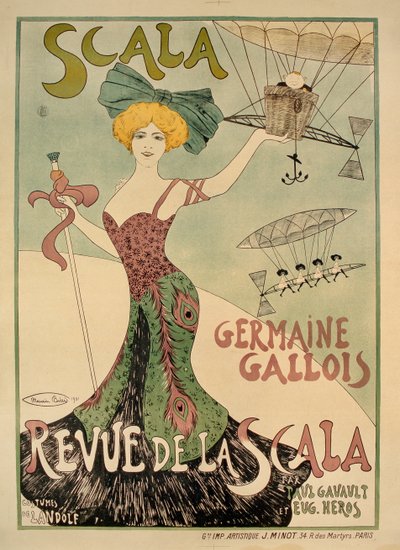 Revue de la Scala afişi, 1901 by Maurice Biais