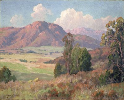 San Diego Tepeleri (tuval üzerine yağlı boya) by Maurice Braun