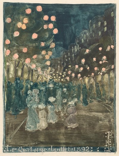 Bastille Günü by Maurice Brazil Prendergast