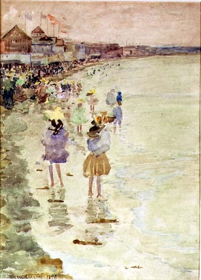 Hilal Plajı by Maurice Brazil Prendergast