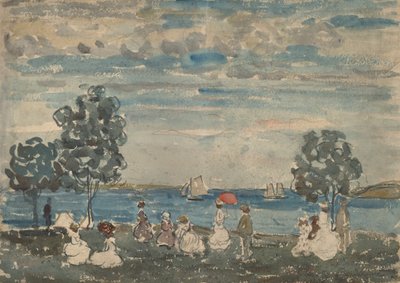 Sahildeki Figürler, 19101915. by Maurice Brazil Prendergast