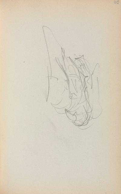 İtalyan Sketchbook: Gondol sayfa 110, 1898-1899. by Maurice Brazil Prendergast