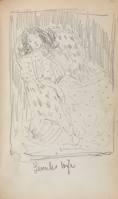 İtalyan Eskiz Defteri: Levuks Karısı sayfa 170, 1898-1899. by Maurice Brazil Prendergast