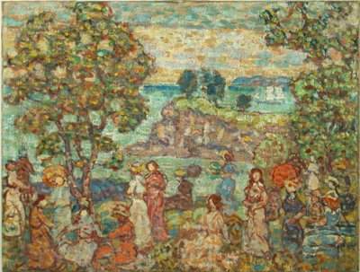 Manzara (Plaj Sahnesi) by Maurice Brazil Prendergast