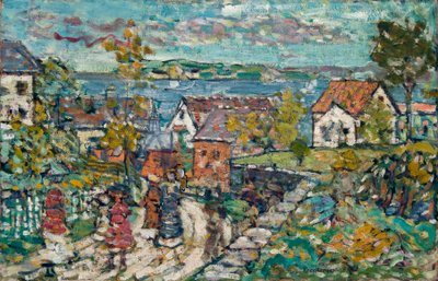 Manzara (Yol ve Kasaba) by Maurice Brazil Prendergast