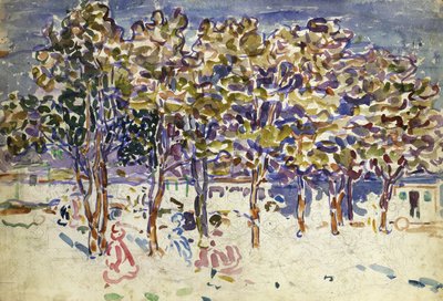 Ağaçlar, 1918. by Maurice Brazil Prendergast
