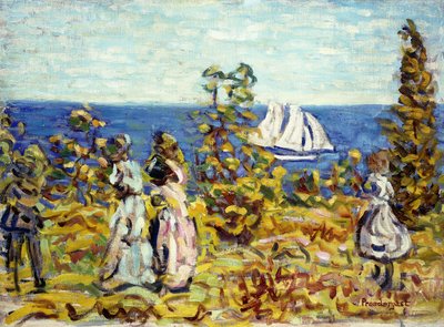 Yelkenliyi Görüntülemek, c.1907-1910 by Maurice Brazil Prendergast