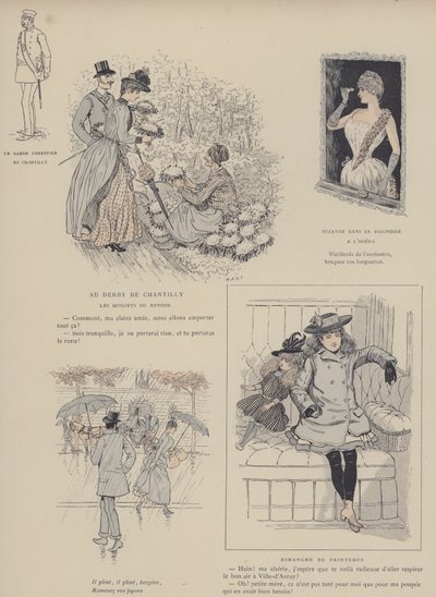 Paris Brillant (renkli taş) için çizim by Maurice Charles Mathieu Bonvoisin