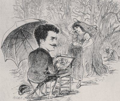 Zeytin toplayıcılarını boyayan ipler, 1877 by Maurice Charles Mathieu Bonvoisin