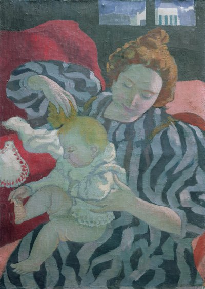 Çocuğunu Yıkanan Bir Anne, 1895 by Maurice Denis