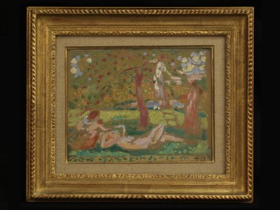 Sonbahar Bucolics veya Elma Ağacı Altında by Maurice Denis