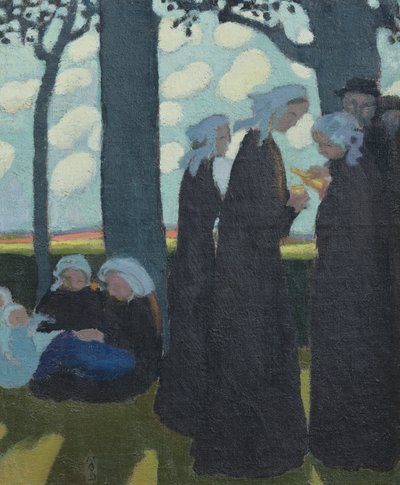 Binic yakınlarında akşam, 1895 dolayları by Maurice Denis