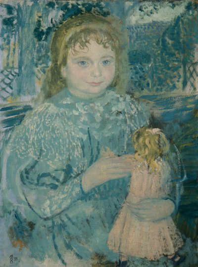 Oyuncak Bebekli Kız (Thérèse Watillaux) by Maurice Denis
